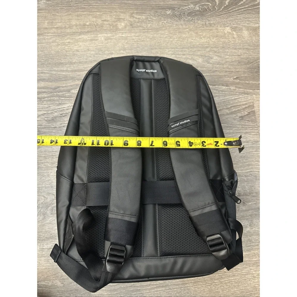 SYMPL Studios Backpack - Black Laptop Commuter Daypack 20L